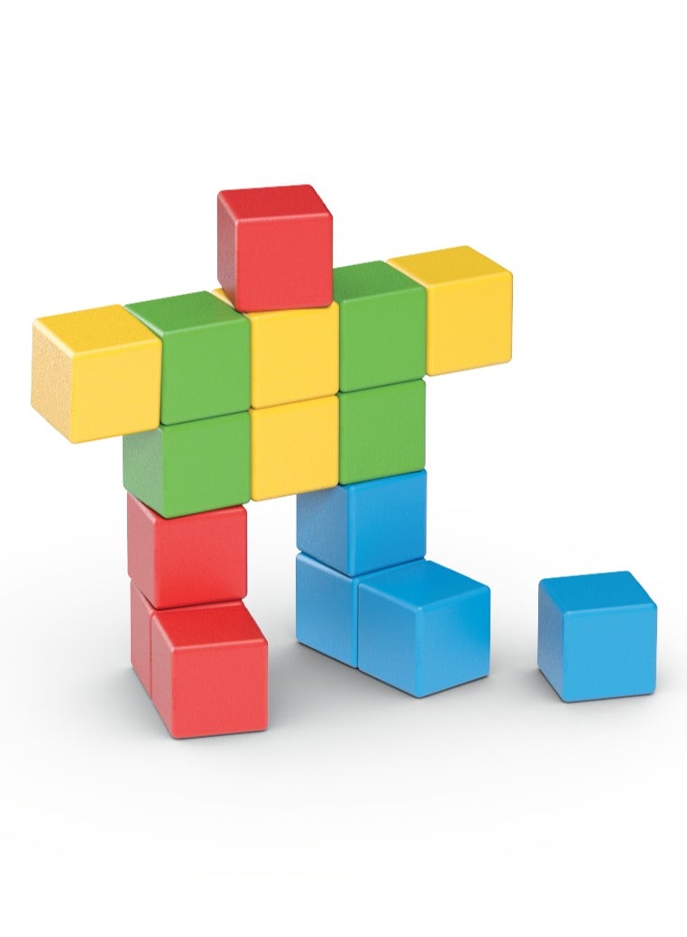 Geomag Magicube  Magnetic Cubes Starter Set 6pcs Magnet Toys Building Construction for Children STEM Creativity Imagination, Recreational Conventional Educational Made in Switzerland 1Y+