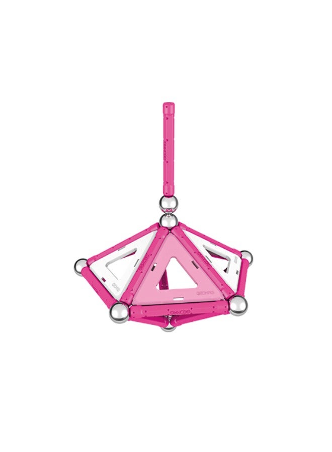 Geomag Pink Panels Magnetic Construction STEM Toy 68pcs