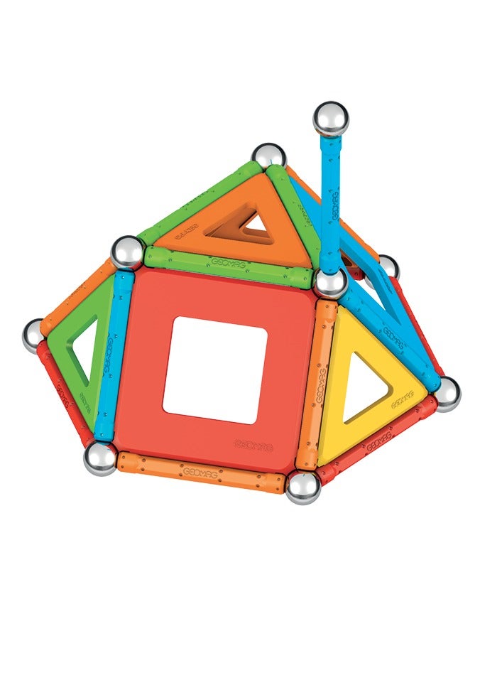 Geomag Supercolor Magnetic Constructions For Kids, Magnetic Toy, Green Collection 100% Recycled Plastic, 52 Pieces