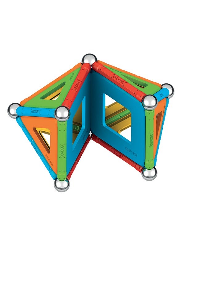 Geomag Supercolor Magnetic Constructions For Kids, Magnetic Toy, Green Collection 100% Recycled Plastic, 52 Pieces