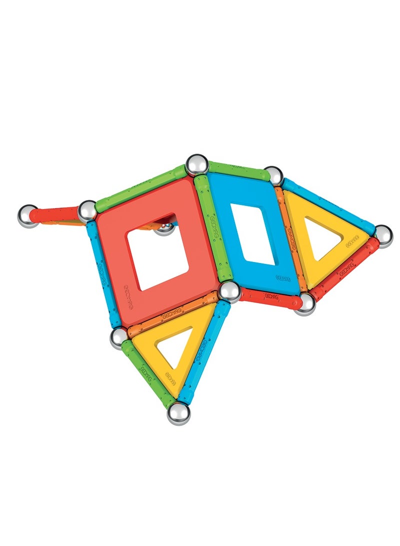 Geomag Supercolor Magnetic Constructions For Kids, Magnetic Toy, Green Collection 100% Recycled Plastic, 52 Pieces