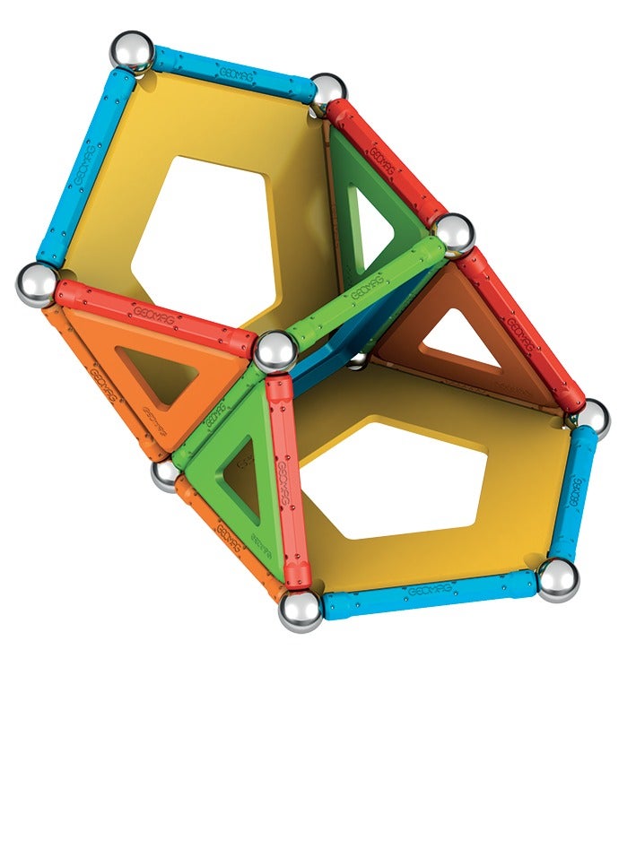 Geomag Supercolor Magnetic Constructions For Kids, Magnetic Toy, Green Collection 100% Recycled Plastic, 52 Pieces