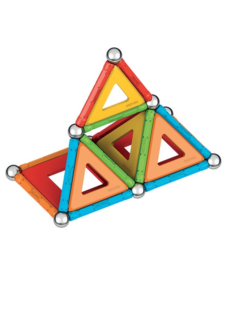 Geomag Supercolor Magnetic Constructions For Kids, Magnetic Toy, Green Collection 100% Recycled Plastic, 52 Pieces