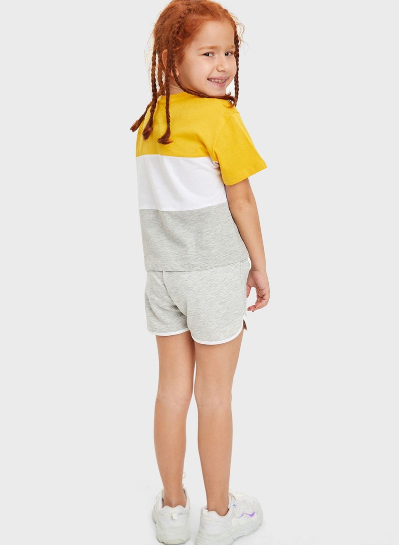 Kids Tie Waist Shorts