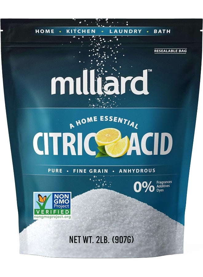 Citric Acid - 100% Pure Food Grade Non-Gmo Project Verified (2 Pound)