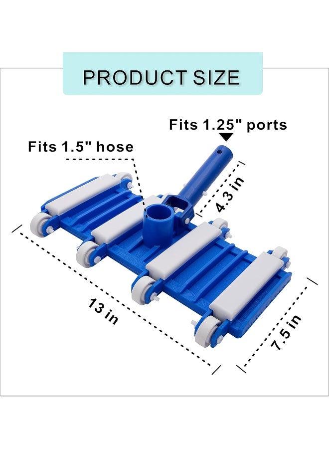 Uoark Pool Vacuum Head with Wheels, 14