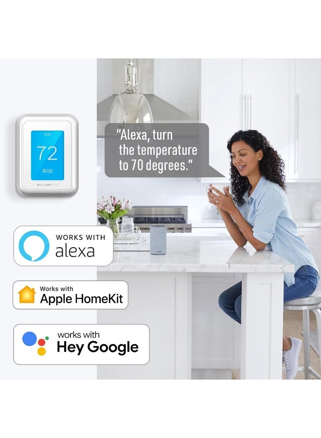 Home T9 WiFi Smart Thermostat, Smart Room Sensor Ready, Touchscreen Display, Alexa and Google Assist