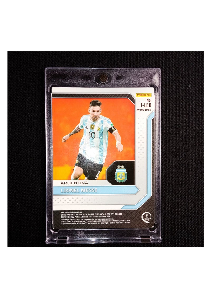 Messi signature star card 1/1 self-made star card refraction card surface card brick physical object