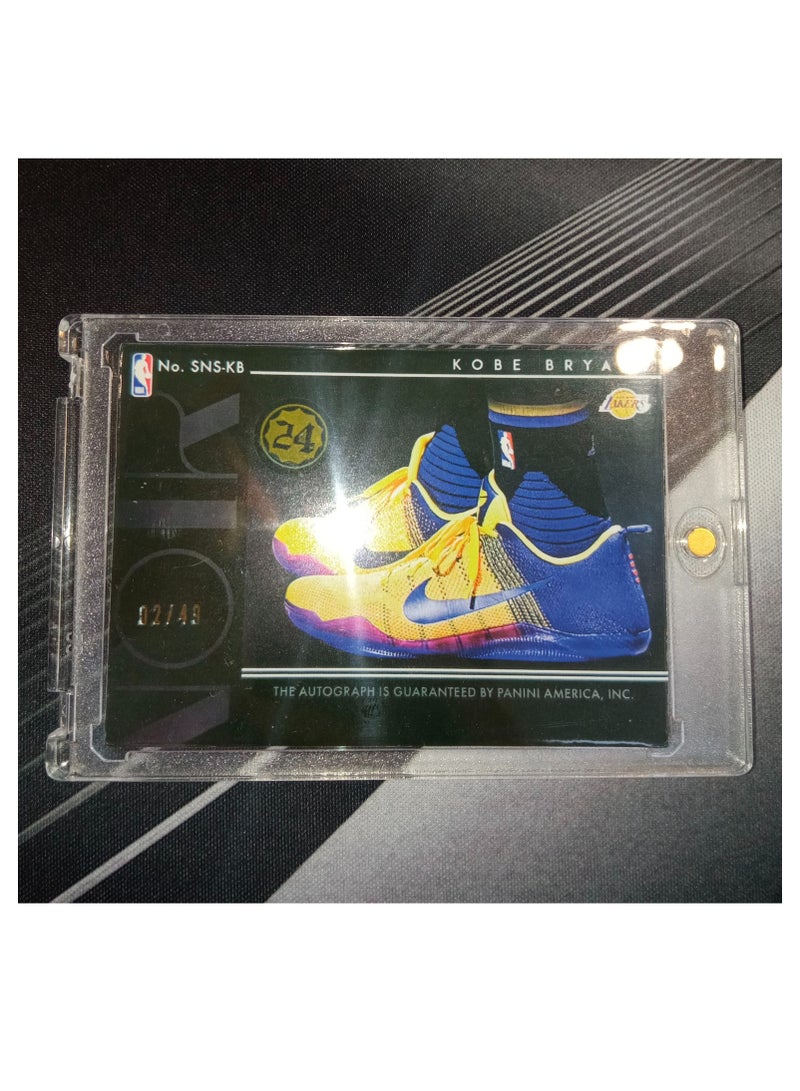 Kobe star card shoe light self-made card 1/1 series basketball star card refraction card brick