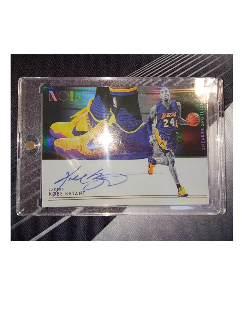 Kobe star card shoe light self-made card 1/1 series basketball star card refraction card brick