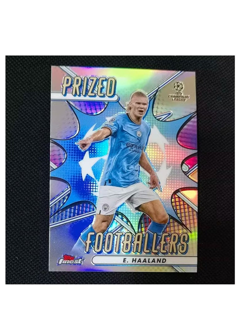 Star Cahaland Silver fold model player 2022-23 topps finest Champions League Manchester City