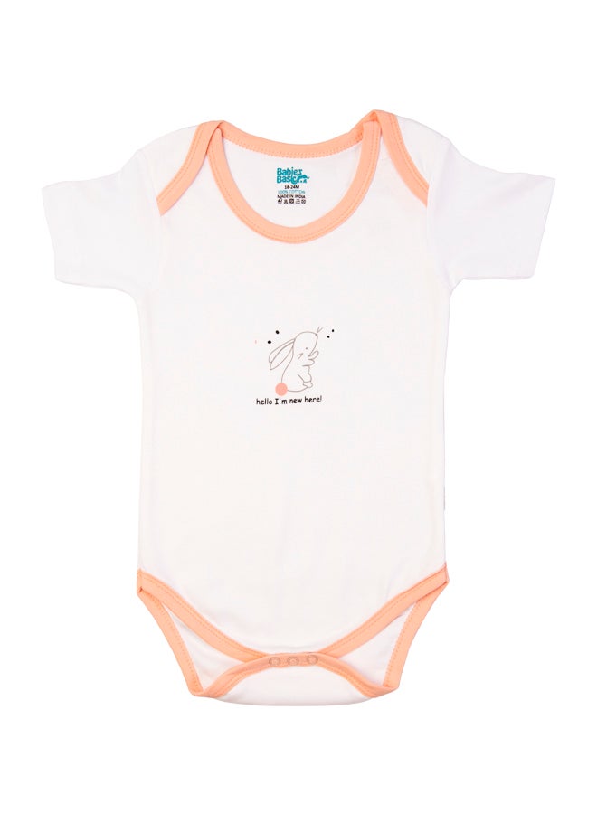 Printed Romper/Bodysuit For Babies - Pack Of 3, Multi Color