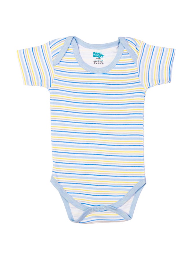 Printed Romper/Bodysuit For Babies - Pack Of 3, Multi Color
