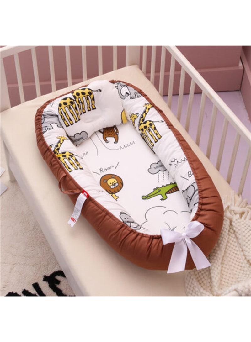 Baby Nest 100% Organic Breathable Baby Portable Crib