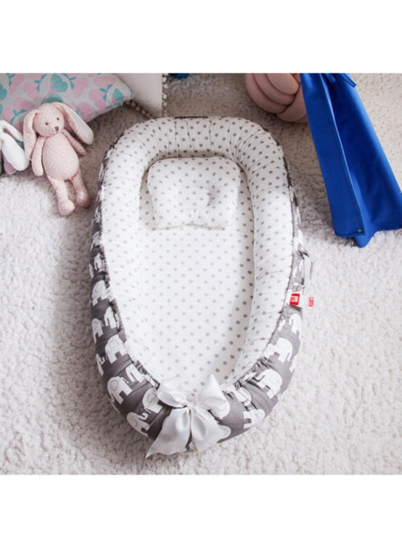 Baby Nest 100% Organic Breathable Baby Portable Crib