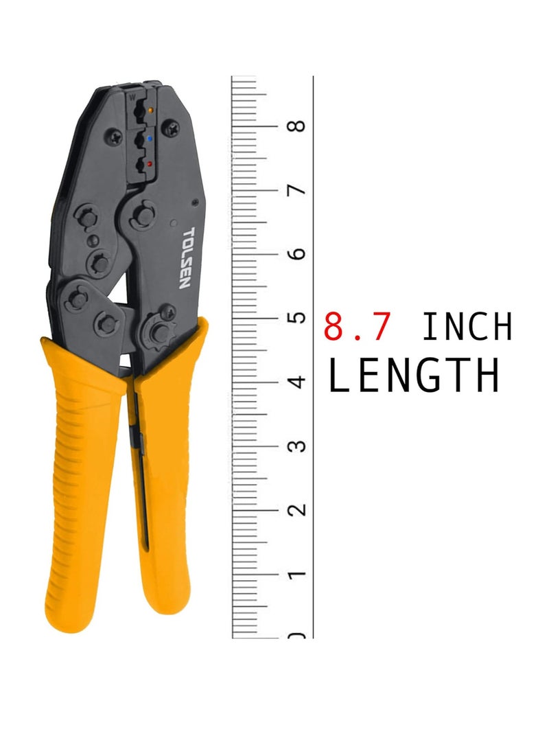 Tolsen Ratchet Crimping Plier, 38056, 220MM