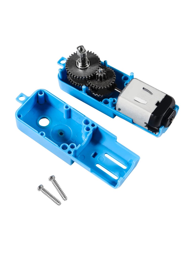 Mini DC 6V TT Gear Motor 1:90 with Metal Gears for Robot Smart Car DIY RC Toys Blue