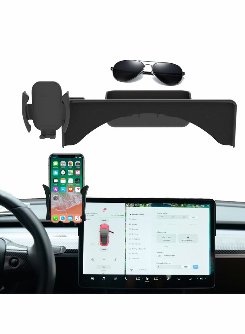 Phone Holder for Tesla Model Y Model 3 Compatible with 5.5-7.0 Inch Smartphones