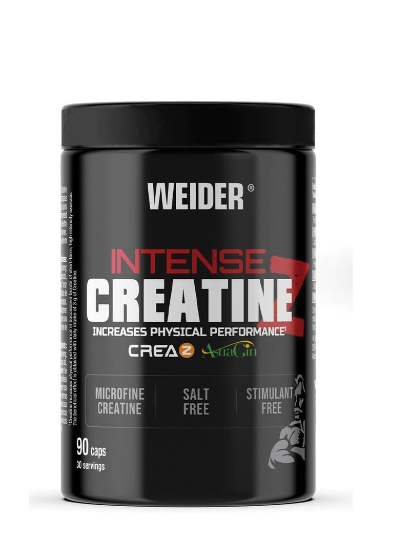 Intense Creatine (90 caps) Microfine Creatine , Salt Free , Stimulant Free