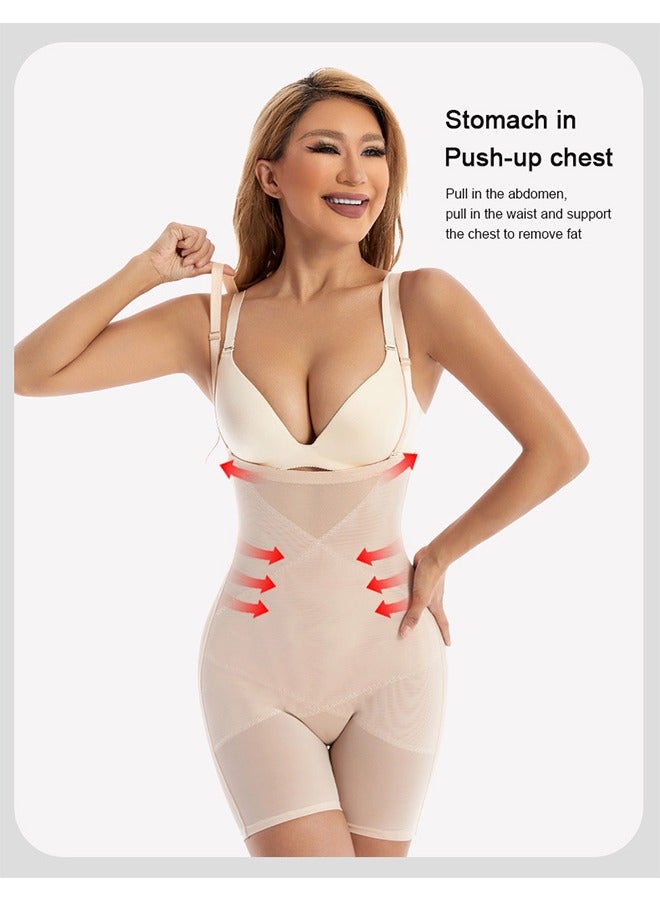 Womens Body Shaper, Abdominal Control Shaperwear, Slim Shaper Body Shaper Shapewear for Women, Conjoined Shapewear, Waist Lift Corset Body Tight Stomach（Complexion）