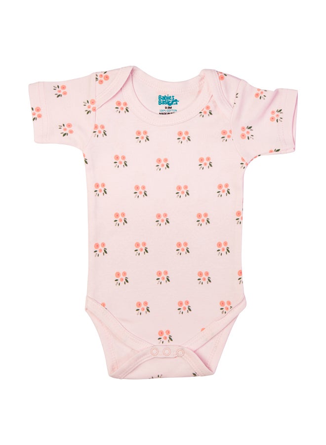 Printed Romper/Bodysuit For Babies - Pack Of 3, Multi Color