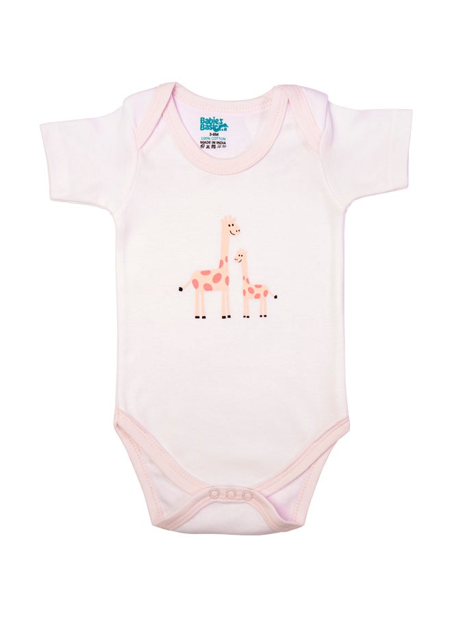 Printed Romper/Bodysuit For Babies - Pack Of 3, Multi Color