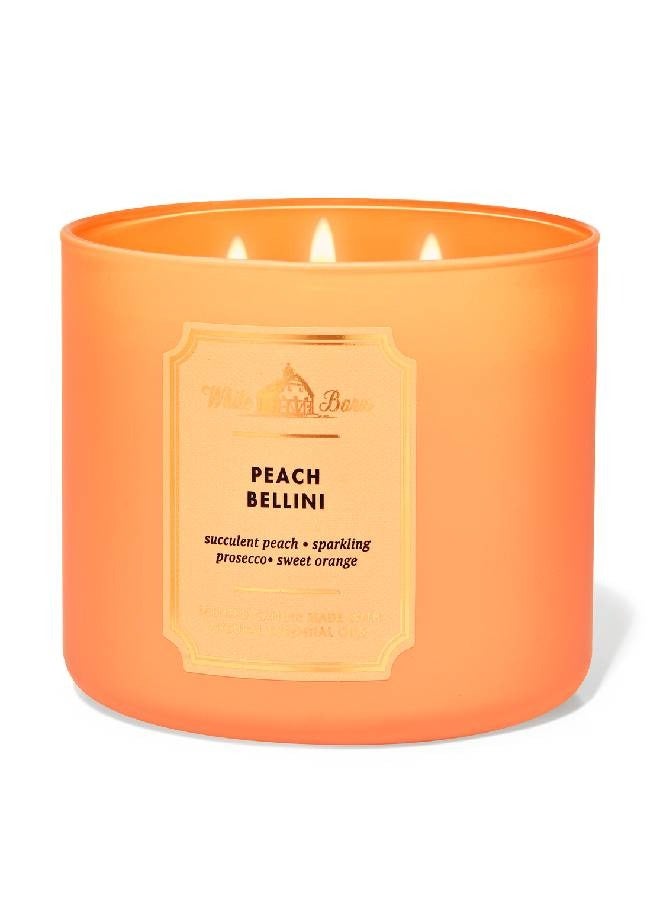 Peach Bellini 3-Wick Candle