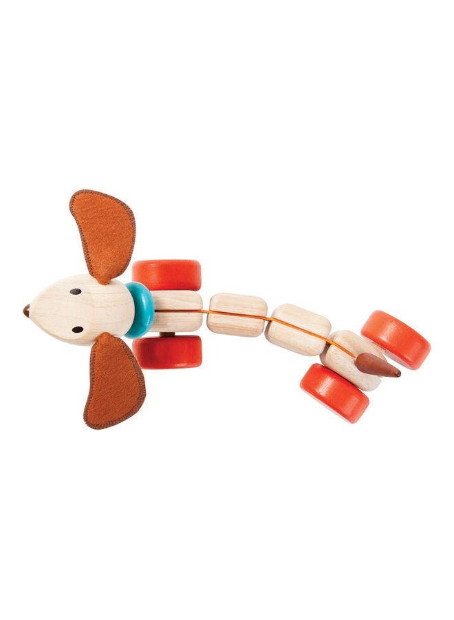 Wooden Happy Puppy Toy 11.6x7.2x22.6cm