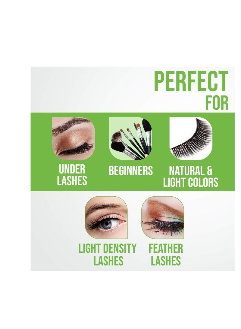 DUO Brush-On Strip Lash Adhesive - Clear, Latex-Free, Long-Lasting Lash Glue with Vitamins A, C & E for Strip & Individual Lashes, 0.18 oz, 1-Pack