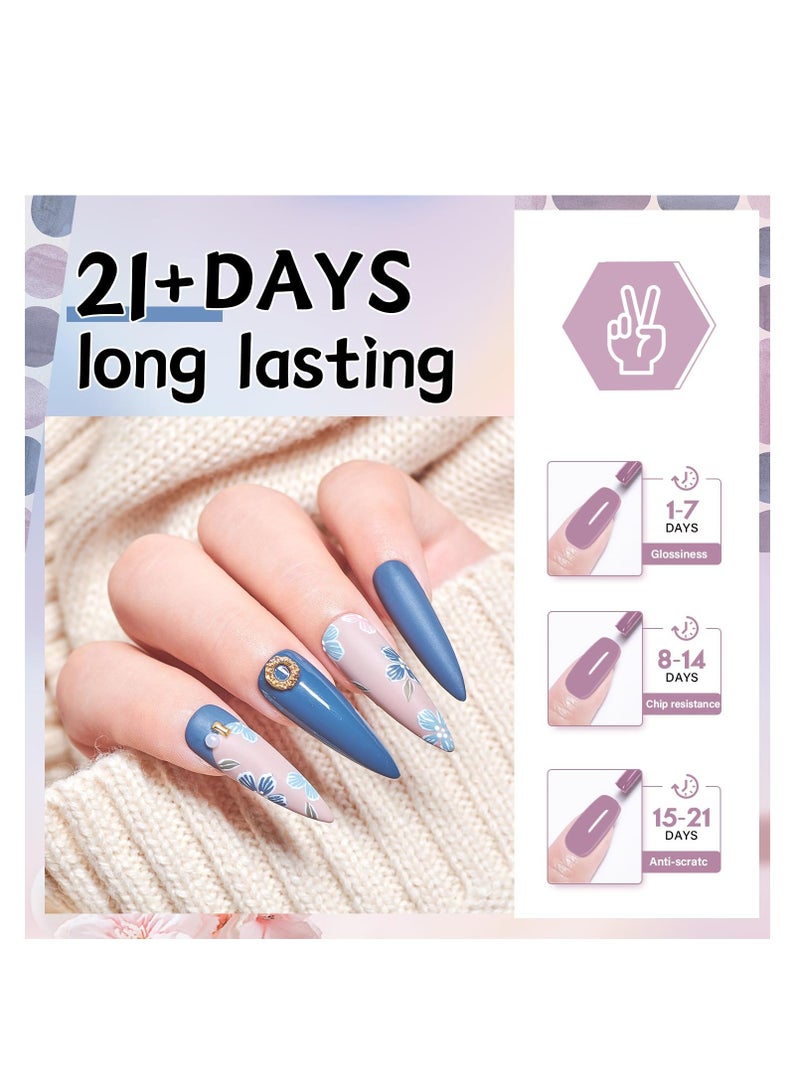 27 Colors Gel Nail Polish Kit with U V Light, 120W U V LED Nail Dryer Lamp Curing Gel Nail Polish Set Popular Gel Nail Polish Set DIY at Home, Nail Manicure Tools