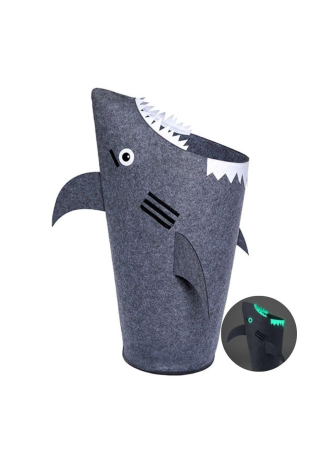 PIKL Glow in the dark Shark Hamper for Kids Unique Patented Design Large Durable Ideal for Toy Storage Kids Laundry Hamper Boys Hamper Baby Shark Laundry basket Kids Laundry Baskets Kids Hamper girls