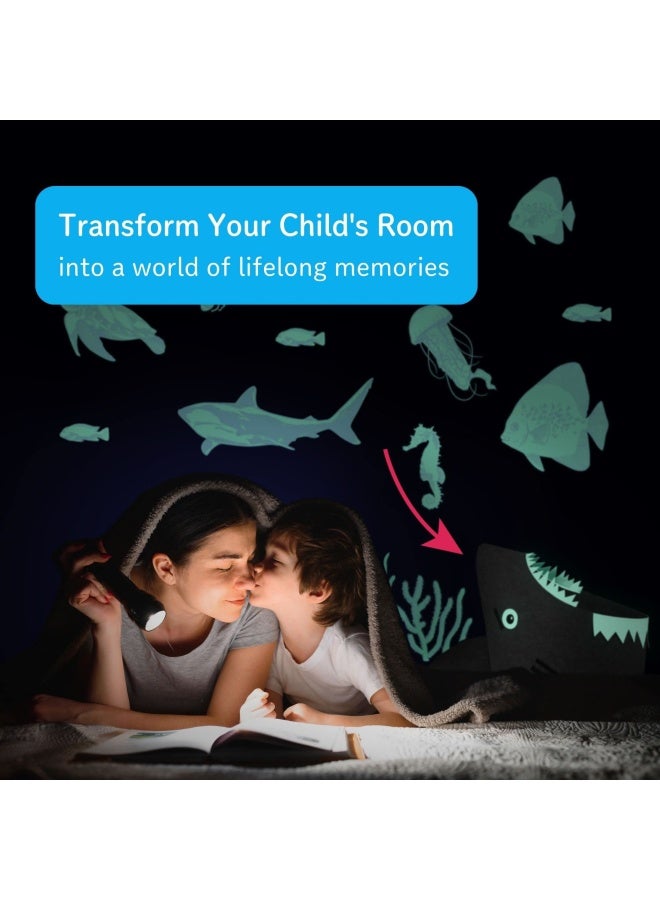 PIKL Glow in the dark Shark Hamper for Kids Unique Patented Design Large Durable Ideal for Toy Storage Kids Laundry Hamper Boys Hamper Baby Shark Laundry basket Kids Laundry Baskets Kids Hamper girls