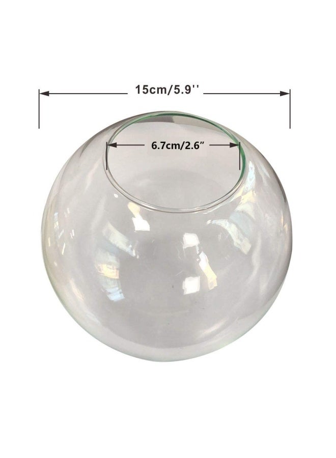 Modo Lighting Replacement Glass Globe Shade Modern Clear Lampshade Glass Accessories For Pendant Wall Sconces Clear