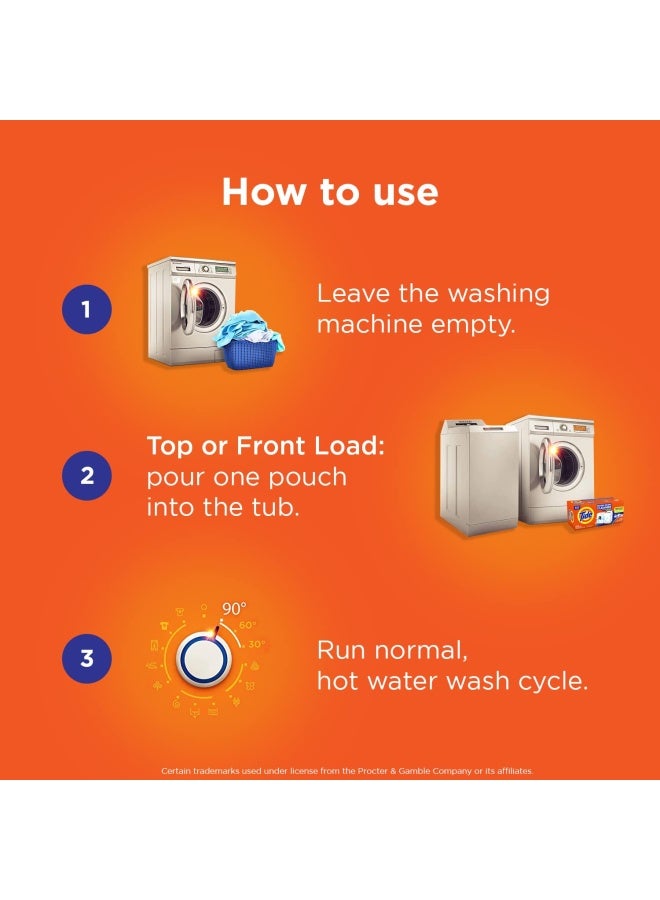 Washing Machine Cleaner By For Front And Top Loader Washer Machines 2.6Oz Each  Pack Of 5  Packaging May Vary