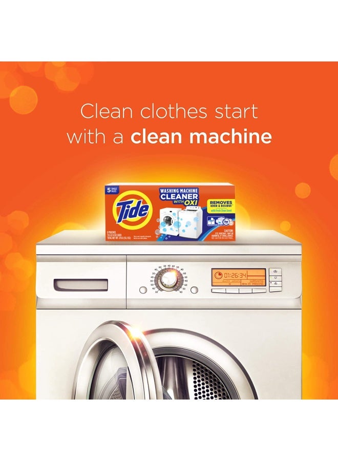 Washing Machine Cleaner By For Front And Top Loader Washer Machines 2.6Oz Each  Pack Of 5  Packaging May Vary