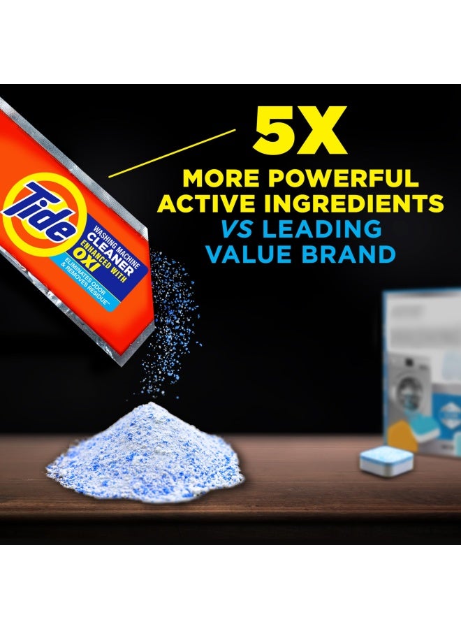 Washing Machine Cleaner By For Front And Top Loader Washer Machines 2.6Oz Each  Pack Of 5  Packaging May Vary