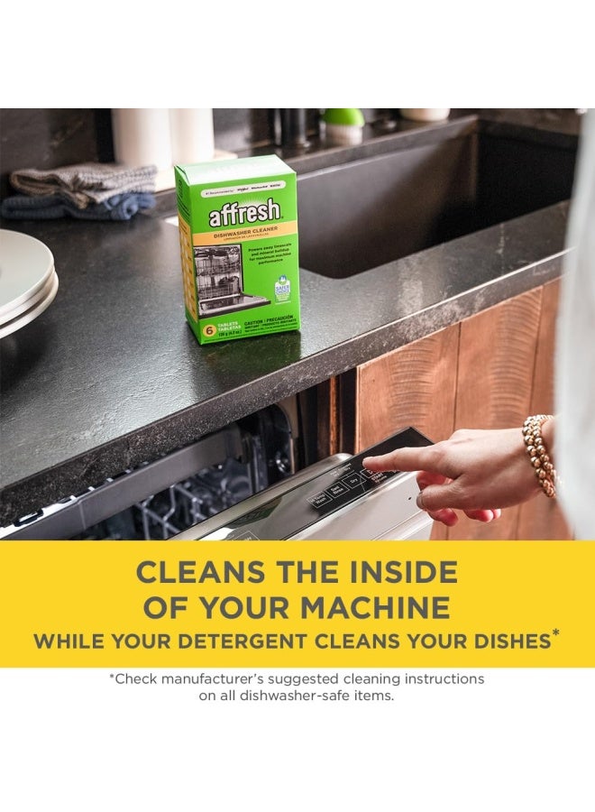 Affresh W10549851 Dishwasher Cleaner 6 Tablets Formulated to Clean Inside All Machine Models  Count