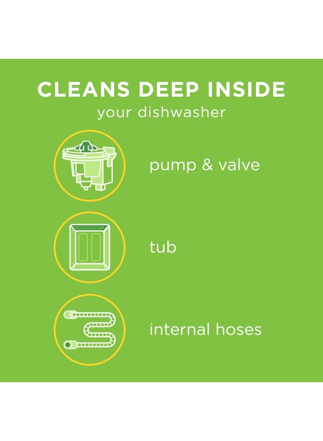 Affresh W10549851 Dishwasher Cleaner 6 Tablets Formulated to Clean Inside All Machine Models  Count