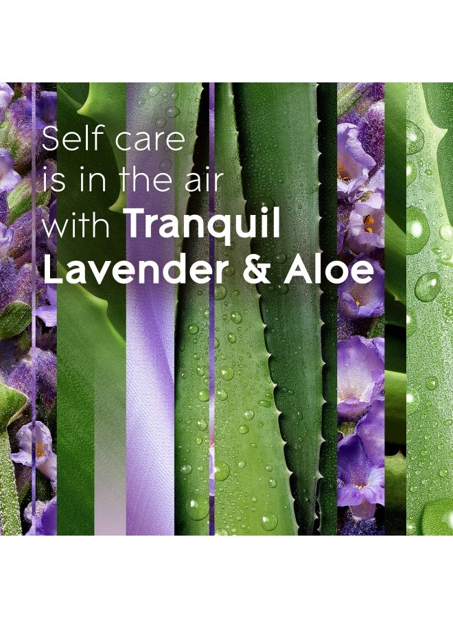 Plugins Refills Air Freshener Scented And Essential Oils For Home And Bathroom Tranquil Lavender And Aloe 3.35 Fl Oz 5 Count