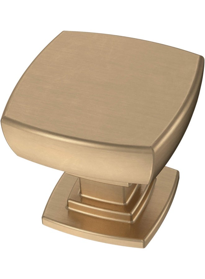 P29542Z Cz B Parow Cabinet Knob Champagne Bronze 1 1 8 In 29Mm Drawer Knob 10 Pack.