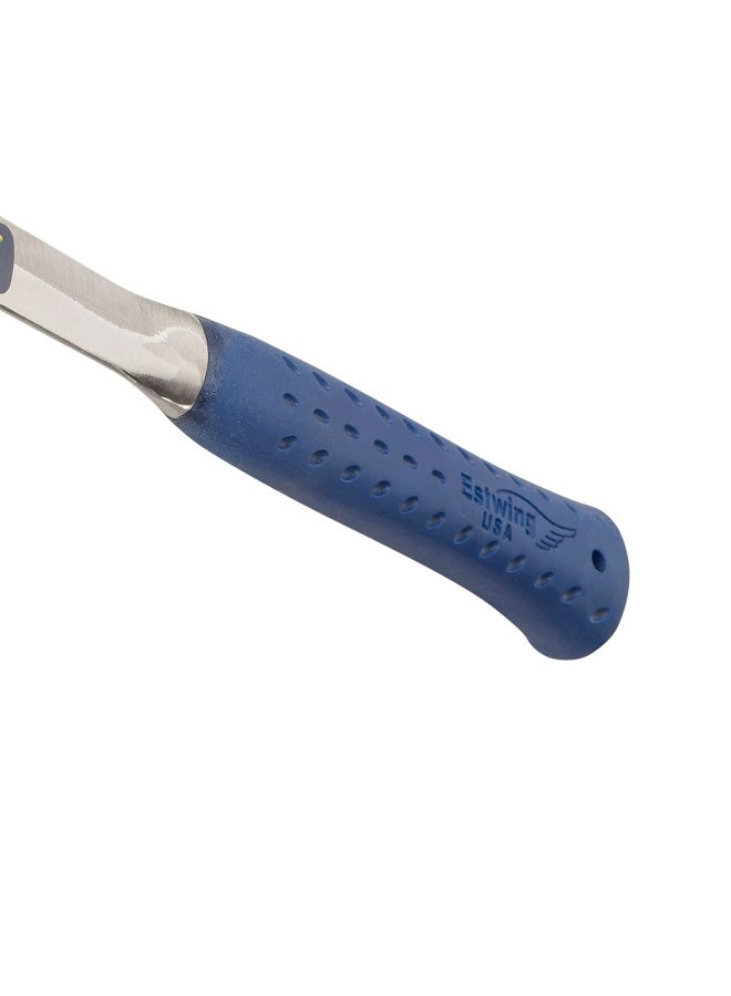 Rock Pick - 22 Oz Geological Hammer With Pointed Tip And Shock Reduction Grip - E3-23Lp Blue