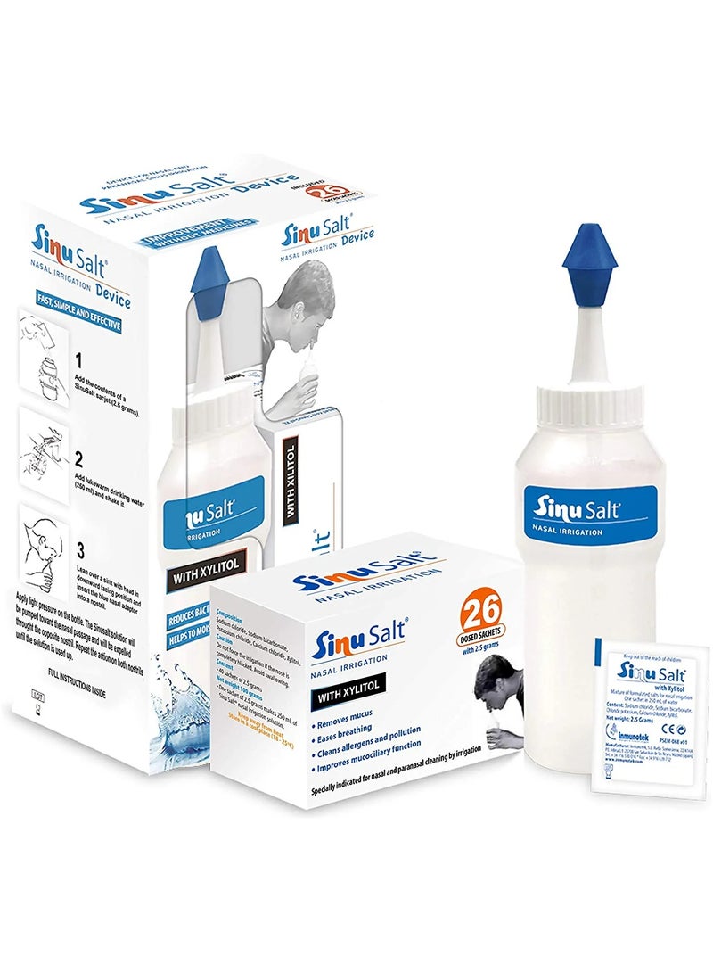 Nasal Irrigation Device With Sachet 26'S