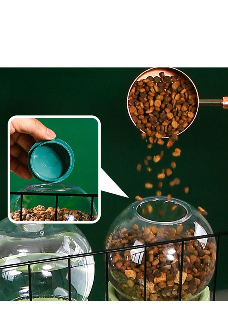 Pet hanging automatic food refill feeder large capacity