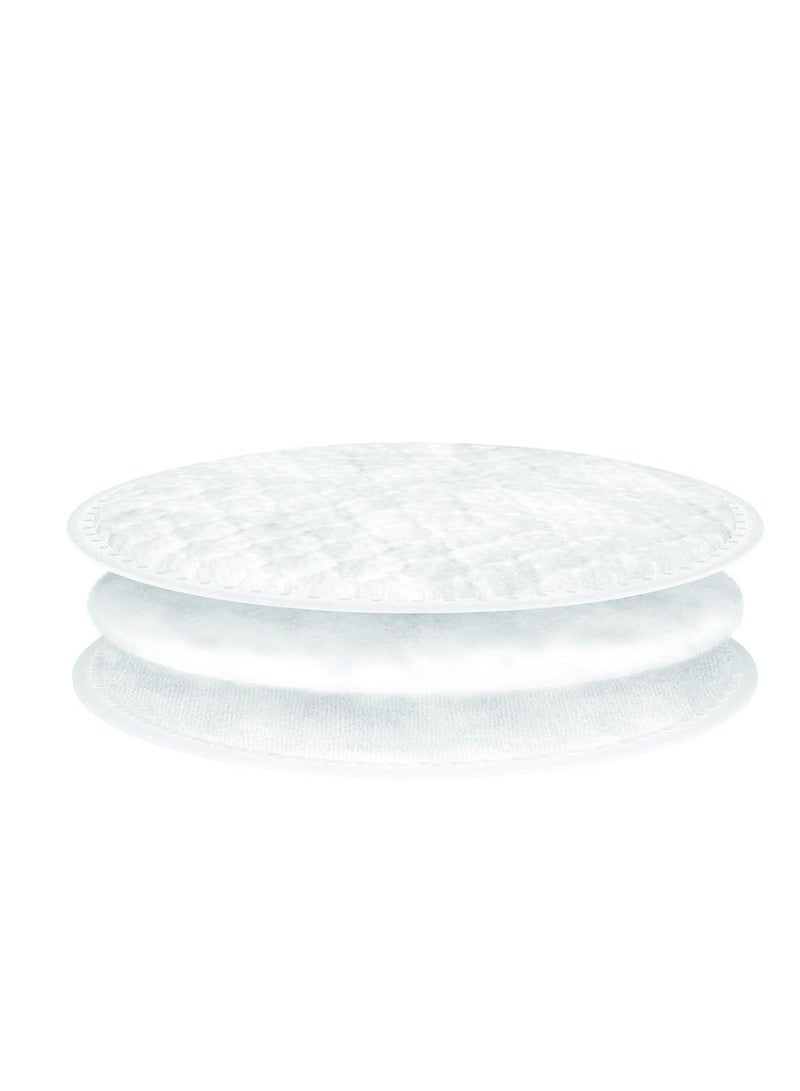 Swisspers Premium 100% Natural Cotton Pads - Hypoallergenic Cotton Rounds for Face and Eye Cleansing, Makeup Removal - 100 Count Resealable Bag (Pack of 6)