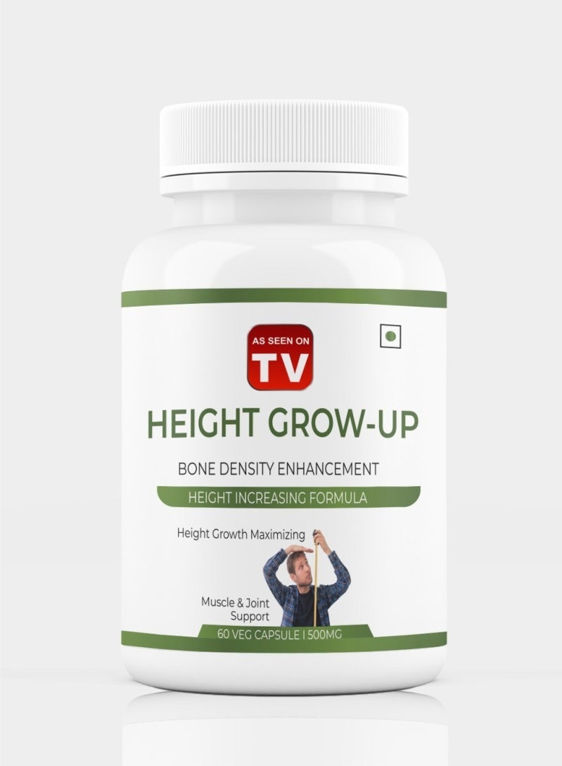 Height Grow Up Bone Density Enhancement 60 Capsules 500mg