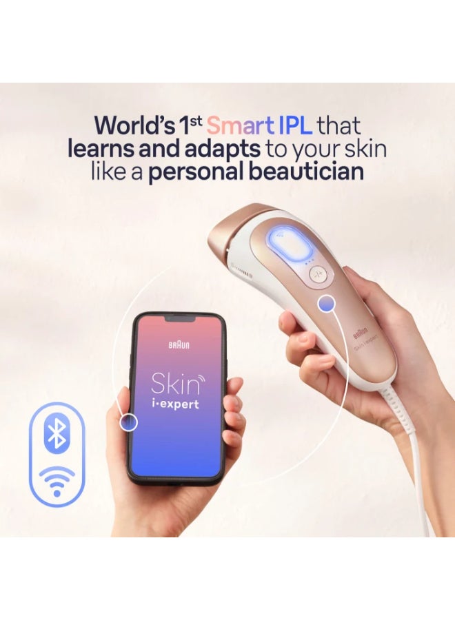 Ipl Skin I·Expert, At Home Hair Removal, With Free App, 3 Heads, Pl7257 Pink / White