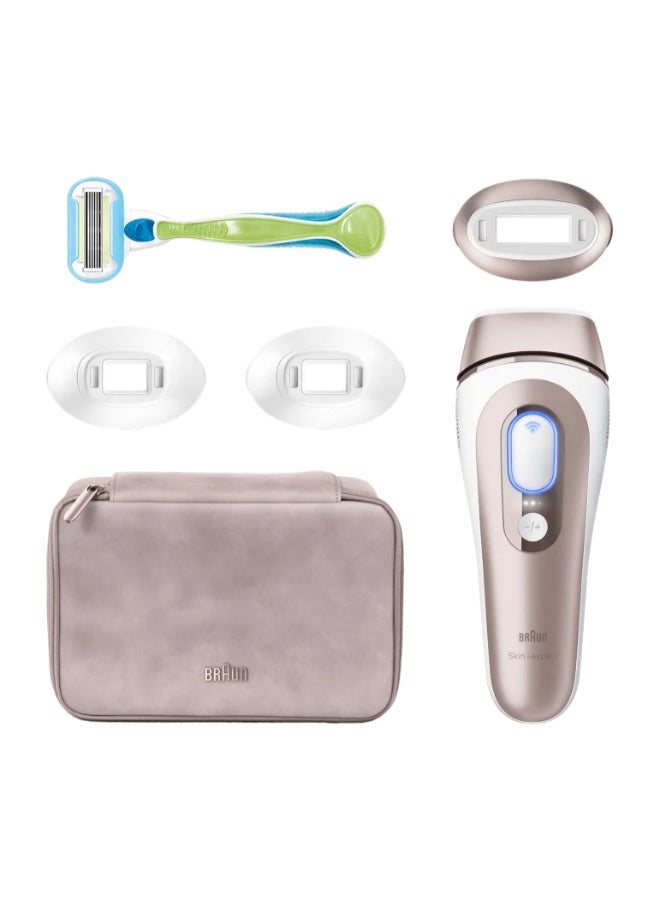 Ipl Skin I·Expert, At Home Hair Removal, With Free App, 3 Heads, Pl7257 Pink / White