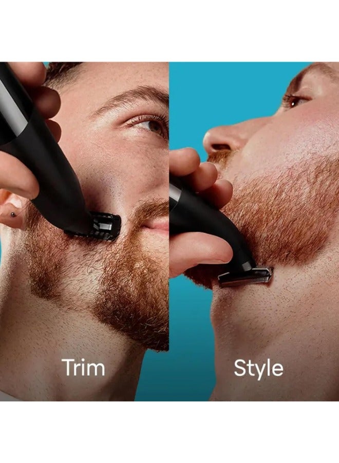 Series X Beard Trimmer + Razor For Men, Xt3100 Black