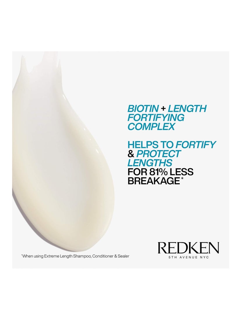 Redken Extreme Length Leave-In Conditioner | For Hair Growth | Seals Split Ends & Prevents Breakage | Infused With Biotin | 5.1 Fl Oz