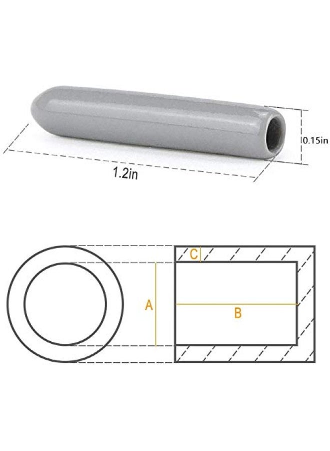 Cenipar Dishwasher Rack Tine Prong Repair End Cover Caps 100Pieces Anti Slip 1 Inch Round Tips